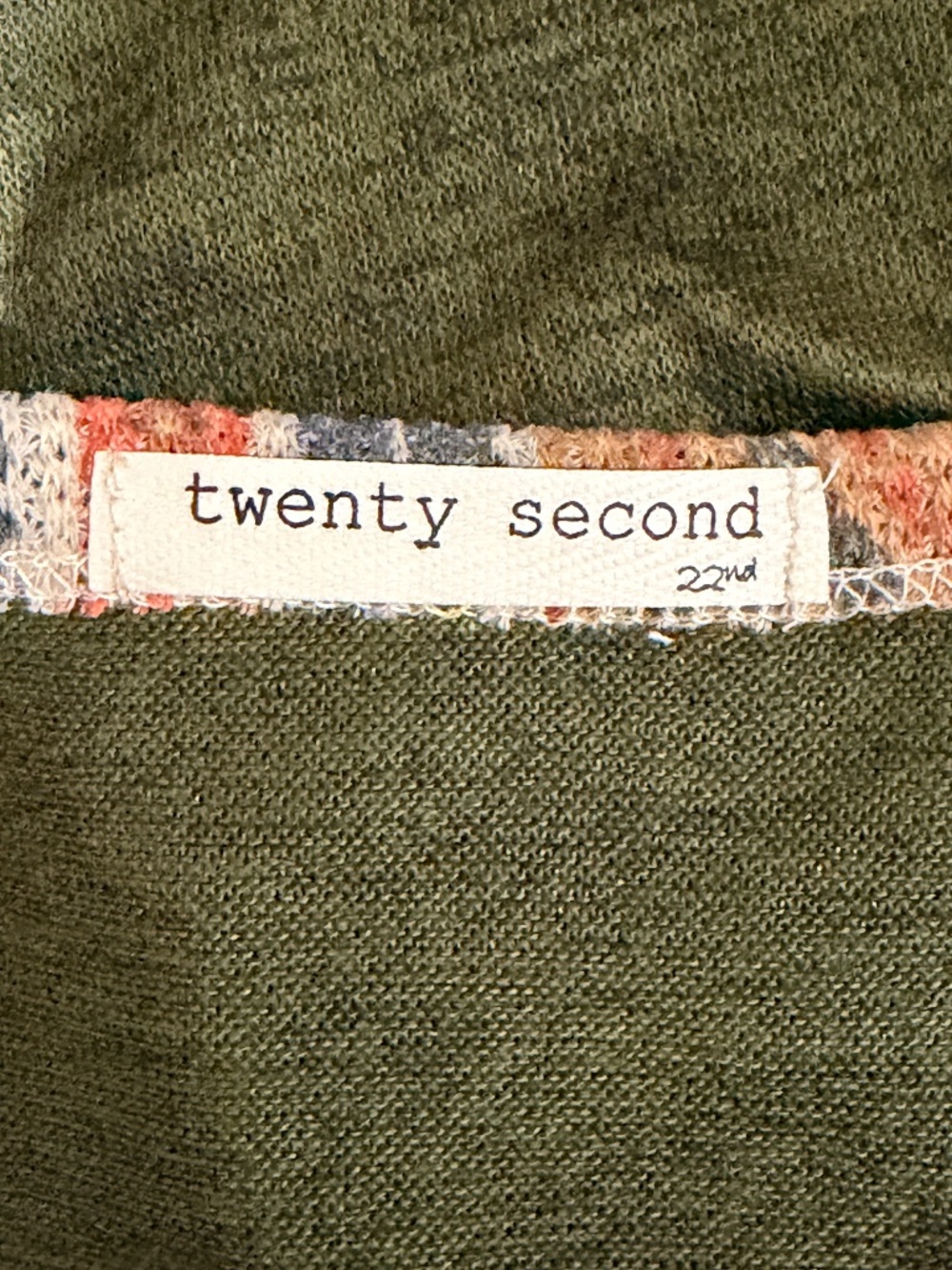 "Twenty Second" Women's Long Sleeve Cut Out Contrast Top - Picture 7 of 10